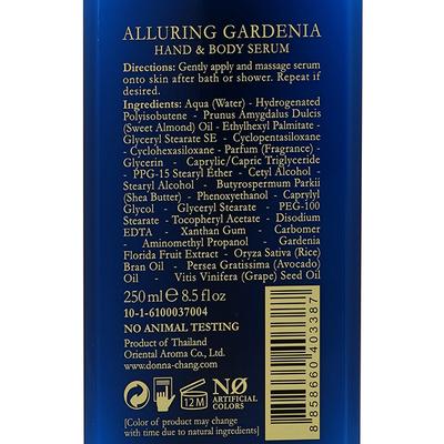 Donna Chang Alluring Gardenia Hand & Body Serum 250 gm - Face Serum
