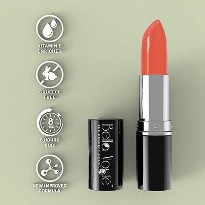 Bella Voste Sheer Creme Lust Lipstick Orange Pop 22 4.2 Gm - Lipsticks