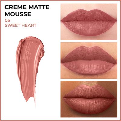 Insight Cosmetics Creme Matte Mousse Sweetheart 6.5 gm - Liquid Lipsticks
