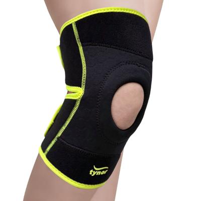 Tynor Knee Wrap (Neoprene) (UN) - Black & Green - Knee/Ankle/Leg/Foot Supports