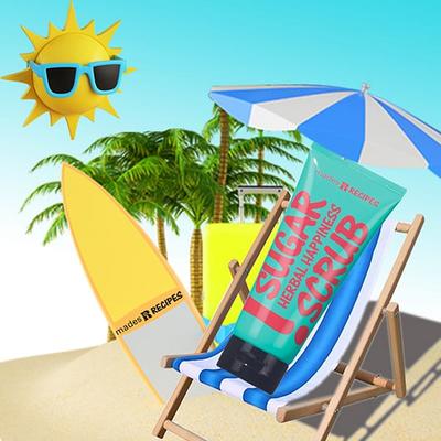 MADES Recipes Herbal Happiness Body Sugar Scrub 250 gm - Scrubs & Exfoliants