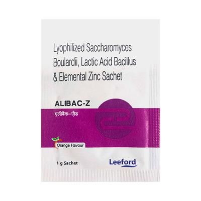 ALIBAC Z Orange Flavour Sachet 1gm - Diarrhoea-Ant
