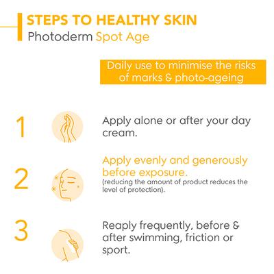 Bioderma Photoderm Spot-Age SPF 50+ PA++++ Anti-Ageing Sunscreen for Dark Spots, In Vivo Tested 40 ml - Face Creams