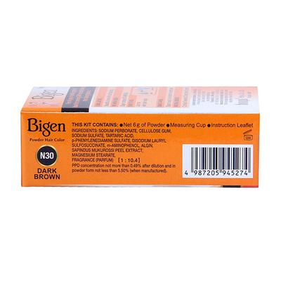 Bigen N30 Dark Brown 18g 3's - Powder