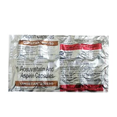 Unistar 20/150mg Capsule 10'S - High Cholesterol-Dys
