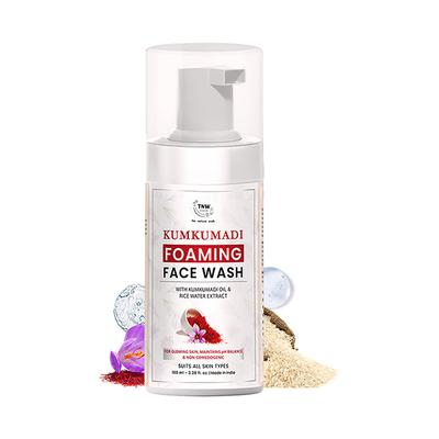 Tnw The Natural Wash Oil Controlling Kumkumadi Foaming Face Wash For Glowing Skin 100 ml - Face Washes