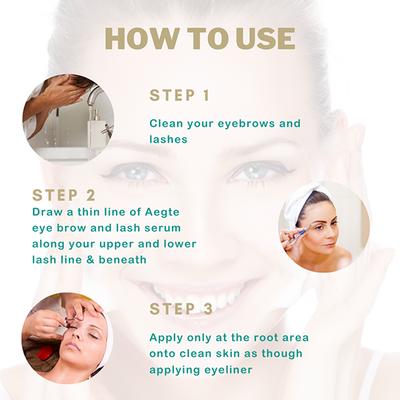 Aegte Eye Brow & Lash Growth Serum 7 ml - Eyelashes