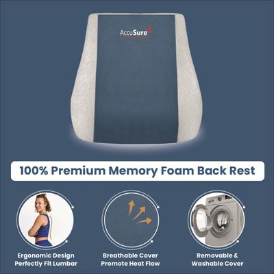 AccuSure Back Rest Chair 1's - Back/Abdomen Supports