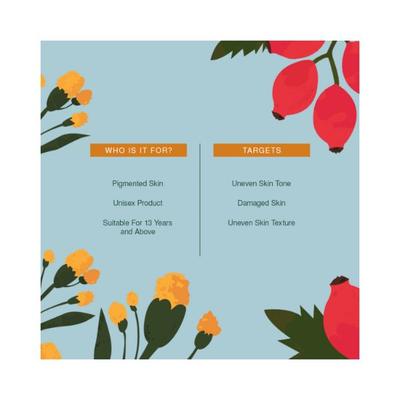 Juicy Chemistry Helichrysum & Rosehip Face Oil for Pigmentation & Scarring 10 ml - Face Oils