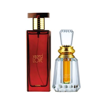 Ajmal Sacred Love EDP Floral Musky Perfume And Oudh Mukhallat Concentrated Perfume Oil Oriental Oudhy 56 ml - Perfumes (Edt/Edp)
