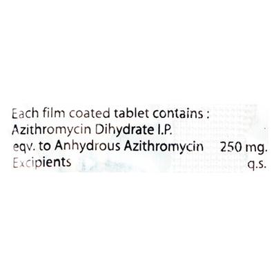 ZITHCURE 250 Tablet 6's - Bacterial Infections-Mac