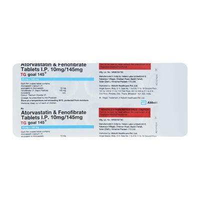 TG Goal 145mg Tablet 10'S - High Cholesterol-Dys