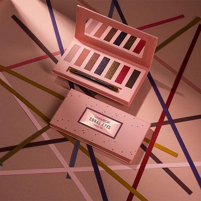 Chambor Studio Pro Coral Eyes - Eye Shadow Palette Make Up 8.4 gm - Eye Shadow Palettes