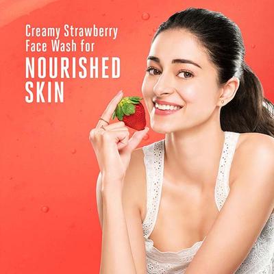 Lakme Strawberry Creme Face Wash-For Dry Skin 100 gm - Face Washes