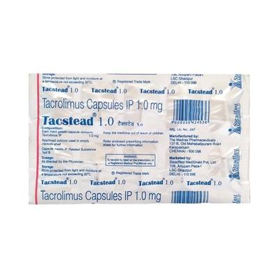 Tacstead 1mg Capsule 10'S - Immune Suppression