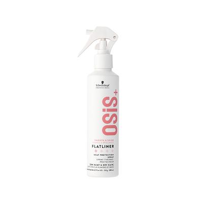 Schwarzkopf Professional OSiS+ Flatliner Heat protection Spray for Daily Styling, Heat Protection Upto 230 Deg C for Anti-Frizzy Hair, Non sticky and Humidity Protection 200 ml - Hair Sprays & Mists
