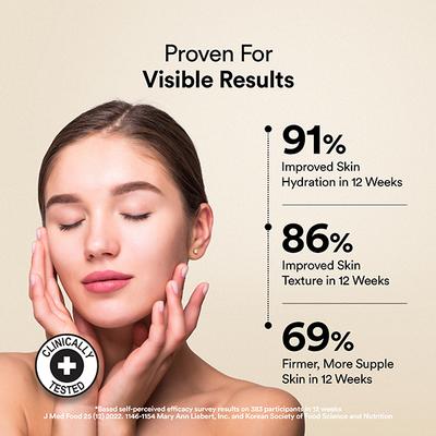 Wellbeing Nutrition Korean Marine Collagen Peptides - Valencia Orange 120 g - Hair & Skin