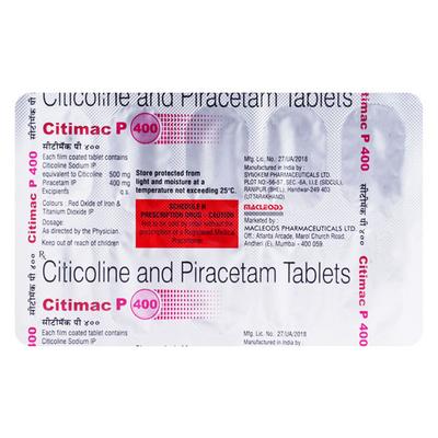 CITIMAC P 400 Tablet 10's - Nootropics And Neurotrophics
