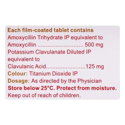 Novaclav 625mg Tablet 6'S - Bacterial Infections-Pen