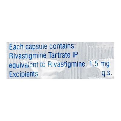 Rivamer 1.5mg Capsule 10'S - Alzheimer-Neu
