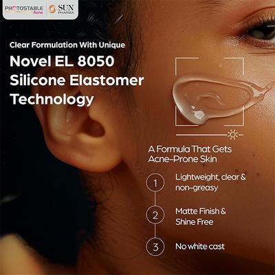 PHOTOSTABLE ACNE SPF 55+ PA +++ CLEAR MATTE FINISH Sunscreen Gel 50g - Sun Protectors-Emo