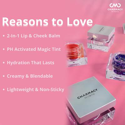Charmacy Milano Magicolor Lip & Cheek Balm- 05 Pomegranate Juice 4 g - Lip Balms