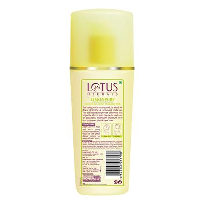 Lotus Herbals Lemonpure Turmeric & Lemon Cleansing Milk 170 Ml - Face Wash & Cleansers