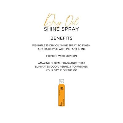 Gkhair Dry Oil Shine Spray 115 ml - Hair Sprays & Mists