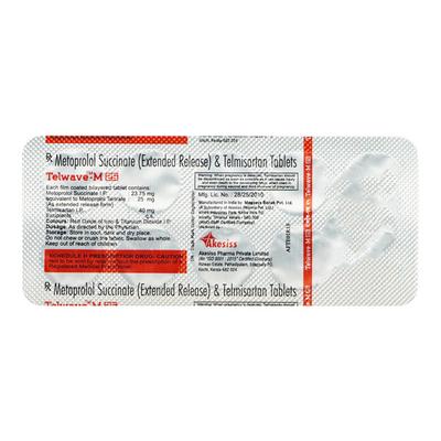 TELWAVE M 25mg Tablet 10's - Hypertension-Ana