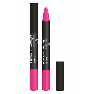 Half N Half Matte Lip Crayon, 24H Super Stay, 09 Pink Fusion 3.5 gm - Lip Crayons