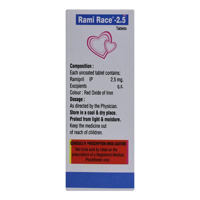 RAMI RACE 2.5 Tablet 10's - Hypertension-ACE