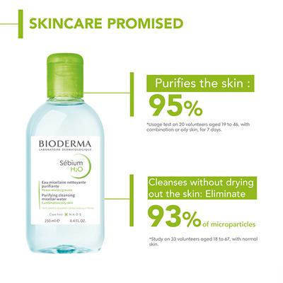 Bioderma Sebium H2O Makeup Removing Solution 250 ml - Make Up Removers