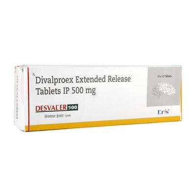 Desval ER 500mg Tablet 10'S - Epilepsy/Convulsion-Ant
