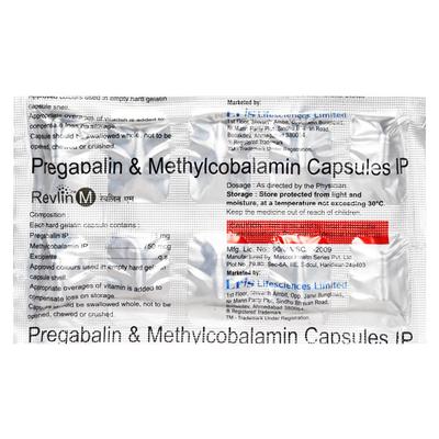 Revlin M Capsule 10'S - Neuropathic Pain-Dru
