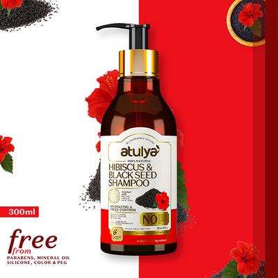 Atulya Hibiscus & Black Seed Shampoo 300 ml - Shampoos