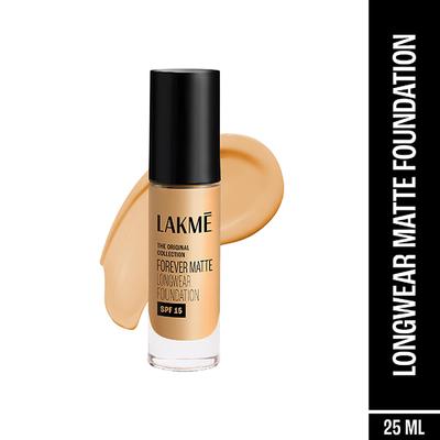 Lakme Forever Matte Longwear Foundation, Warm Creme 25 ml - Foundation