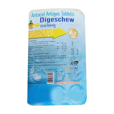 DIGESCHEW MIX FRUIT FLAVOUR Tablet 15's - Ulcer/Reflux/Flatulence-Aaa