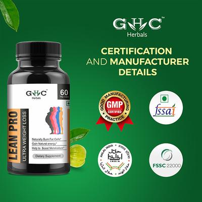 GHC Herbals Lean Pro Veg Capsule 60's - Weight Loss