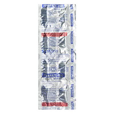 ITRAFAZE 200mg Capsule 8's - Fungal Infections-Anf