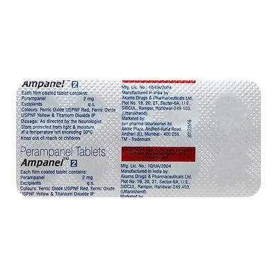 AMPANEL 2 Tablet 10's - Epilepsy/Convulsion-Ant