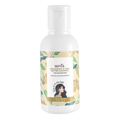 Skivia Macadamia & Shea Butter Mini Shampoo With Keratin & Almond Oil -Unisex 30 ml - Shampoos