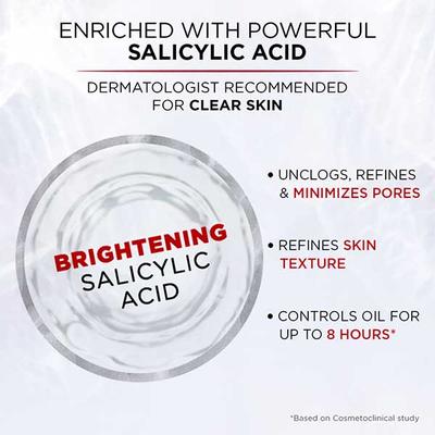 L'Oreal Paris Revitalift Crystal Fresh Hydrating Gel Cream, Oil-Free Face Moisturizer With Salicylic Acid 50 ml - Face Moisturizers