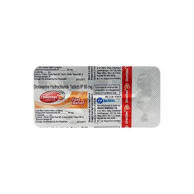 DROTITEC DS ANTISPASMODIC Tablet 10's - Muscle Spasm-Ant