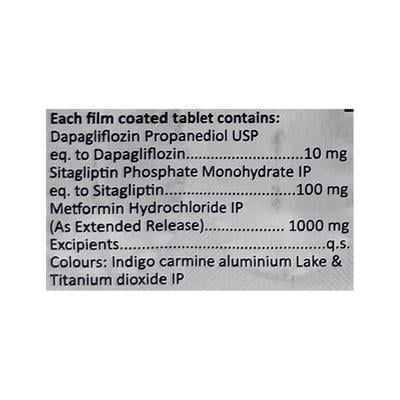 JANKEY DM 1000 Tablet 10's - Diabetes-Ant