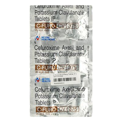 C Furo CV 375mg Tablet 6'S - Bacterial Infections-Cep