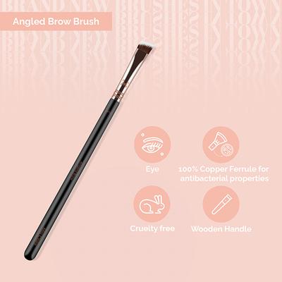 Miss Claire M16 - Angled Brow Brush (Rose Gold) 1's - Eye Brush