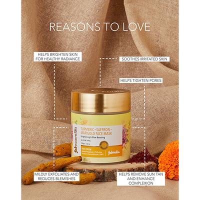 Fabessentials Turmeric Saffron Marigold Face Mask 100 gm - Face Packs