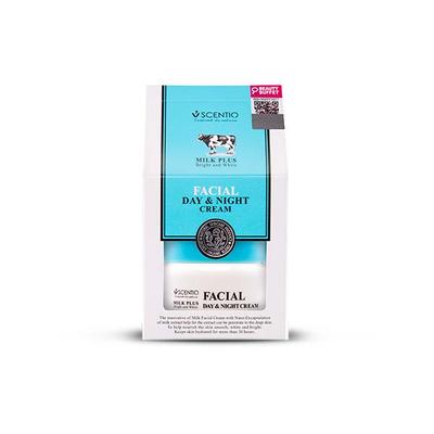 Scentio Milk Plus Organic Bright&White Facial Day&Night 50 ml - Facial Kits