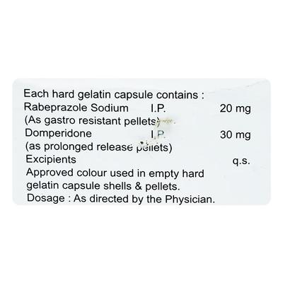 RAZEVO DSR Capsule 10's - Ulcer/Reflux/Flatulence-Aaa