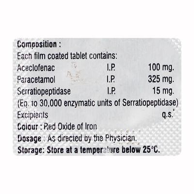 Canace SP Tablet 10'S - Pain relief-Nsa